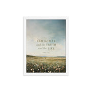 John 14:6 Meadow Dark Text 12X16