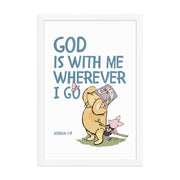 Joshua 1:9 – Winnie the Pooh Bear Inspired Scripture Print