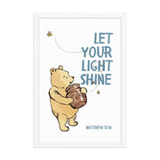 Matthew 5:16 – Pooh Bear Inspired Scripture Print