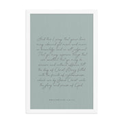 “Abound in Love” – Philippians 1:9–11 KJV Scripture Wall Art