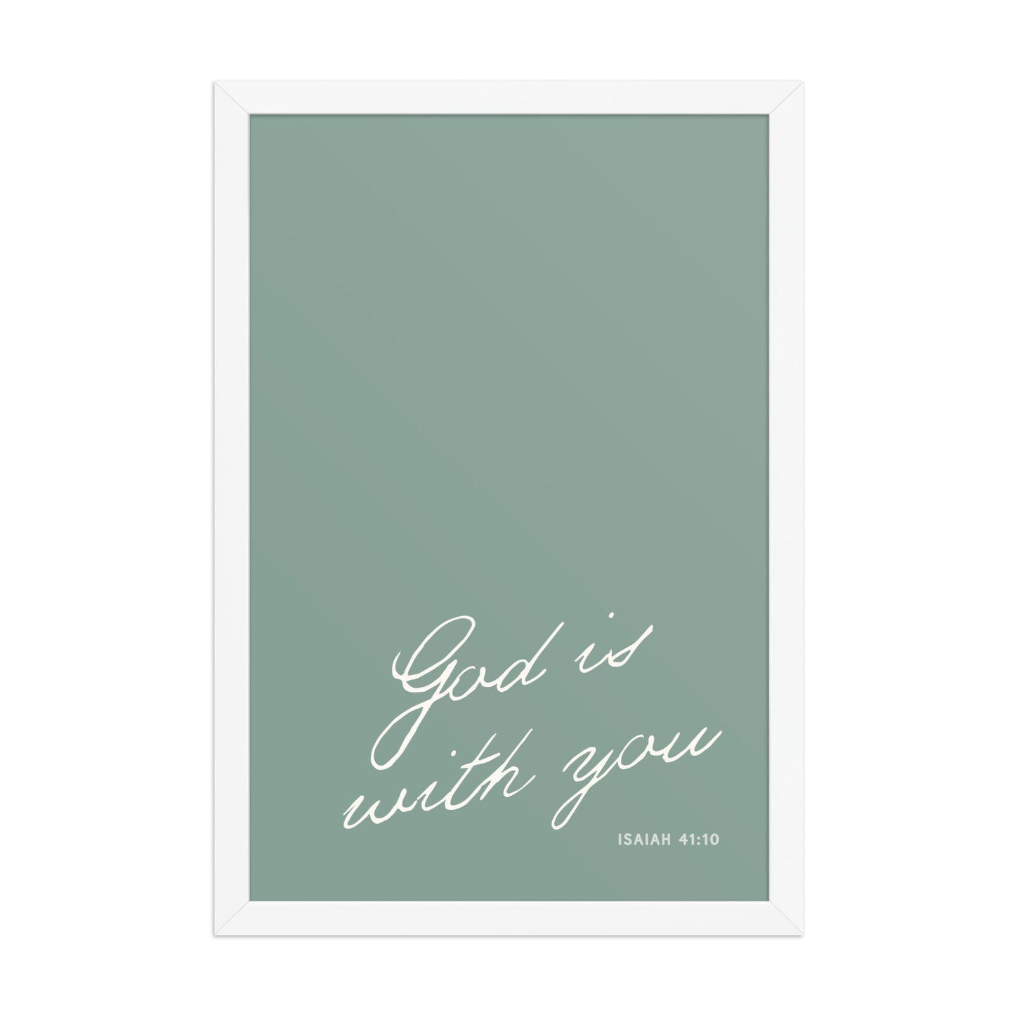 "Do Not Fear" Isaiah 41:10 Art | 3 Color Options