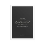 Genesis 1:1 Black Or White  