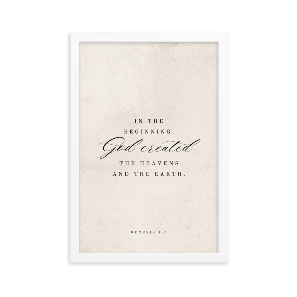 Genesis 1:1 Black Or White  