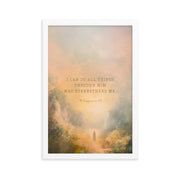 Philippians 4:13 - Oil Painting Print  