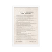Psalm 37 Entire Chapter On Beige  