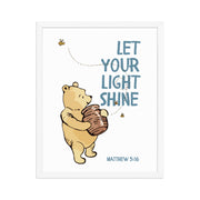 Matthew 5:16 – Pooh Bear Inspired Scripture Print