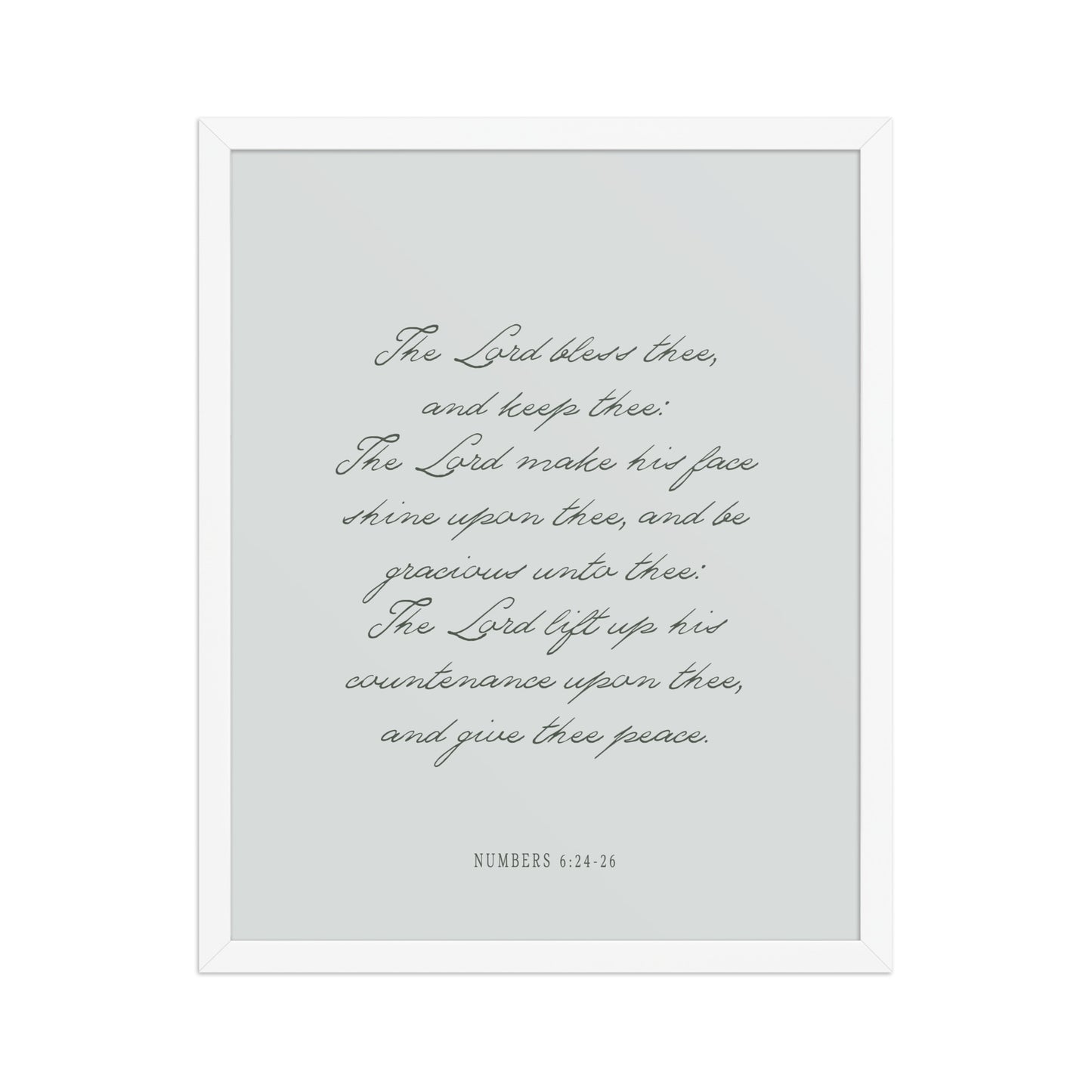 "The Lord Bless You" Numbers 6:24-26 Art | Available in 3 Colors