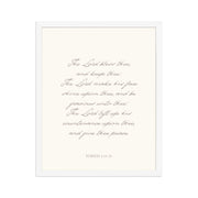 "The Lord Bless You" Numbers 6:24-26 Art | Available in 3 Colors