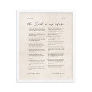 Psalm 91 KJV Entire Chapter On Beige  