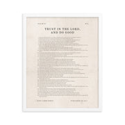 Psalm 37 Entire Chapter On Beige  
