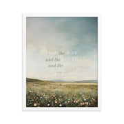 John 14:6 Meadow Scenery With Light Or Dark Text  