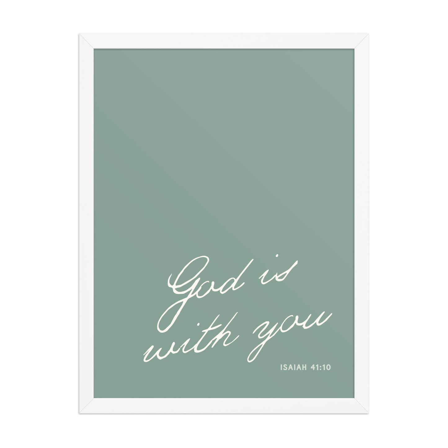 "Do Not Fear" Isaiah 41:10 Art | 3 Color Options