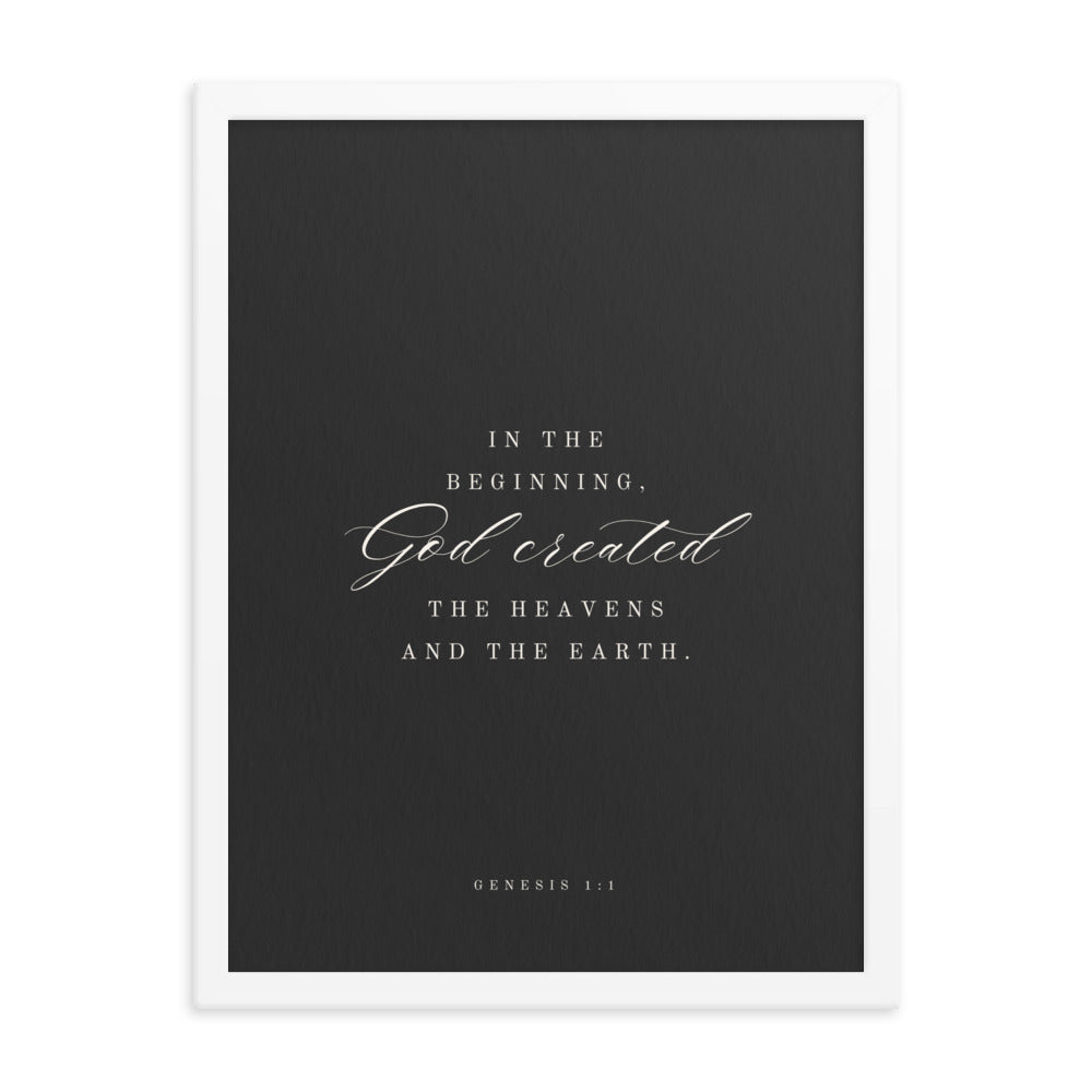 Genesis 1:1 Black Or White  