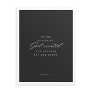 Genesis 1:1 Black Or White  