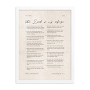 Psalm 91 KJV Entire Chapter On Beige  