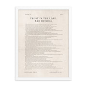 Psalm 37 Entire Chapter On Beige  