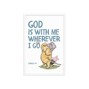 Joshua 1:9 – Winnie the Pooh Bear Inspired Scripture Print