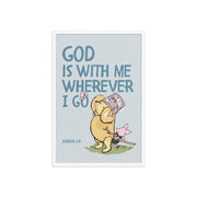 Joshua 1:9 – Winnie the Pooh Bear Inspired Scripture Print