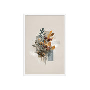 Matthew 7:24–25 Floral Wall Art, "Build on the Rock    Unframed Matte Paper / 11″×14″-Unframed Matte Paper / 12″×16″-Unframed Matte Paper / 12″×18″-Unframed Matte Paper / 16″×20″-Unframed Matte Paper / 18″×24″ 