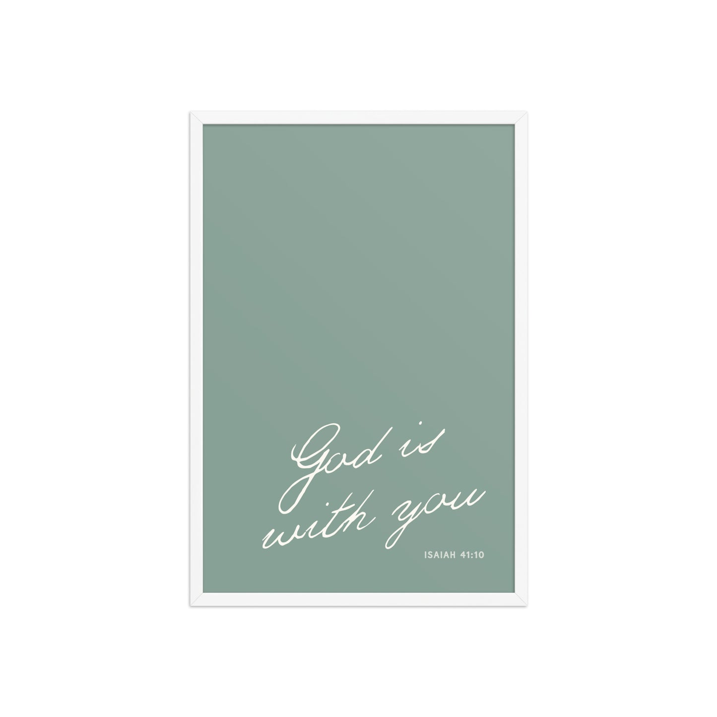 "Do Not Fear" Isaiah 41:10 Art | 3 Color Options