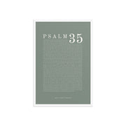 Psalm 35 Full Chapter Wall Art | Complete Scripture Print