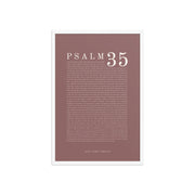 Psalm 35 Full Chapter Wall Art | Complete Scripture Print