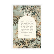 Romans 8:11 Botanical Background 24X36