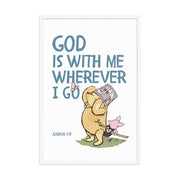 Joshua 1:9 – Winnie the Pooh Bear Inspired Scripture Print