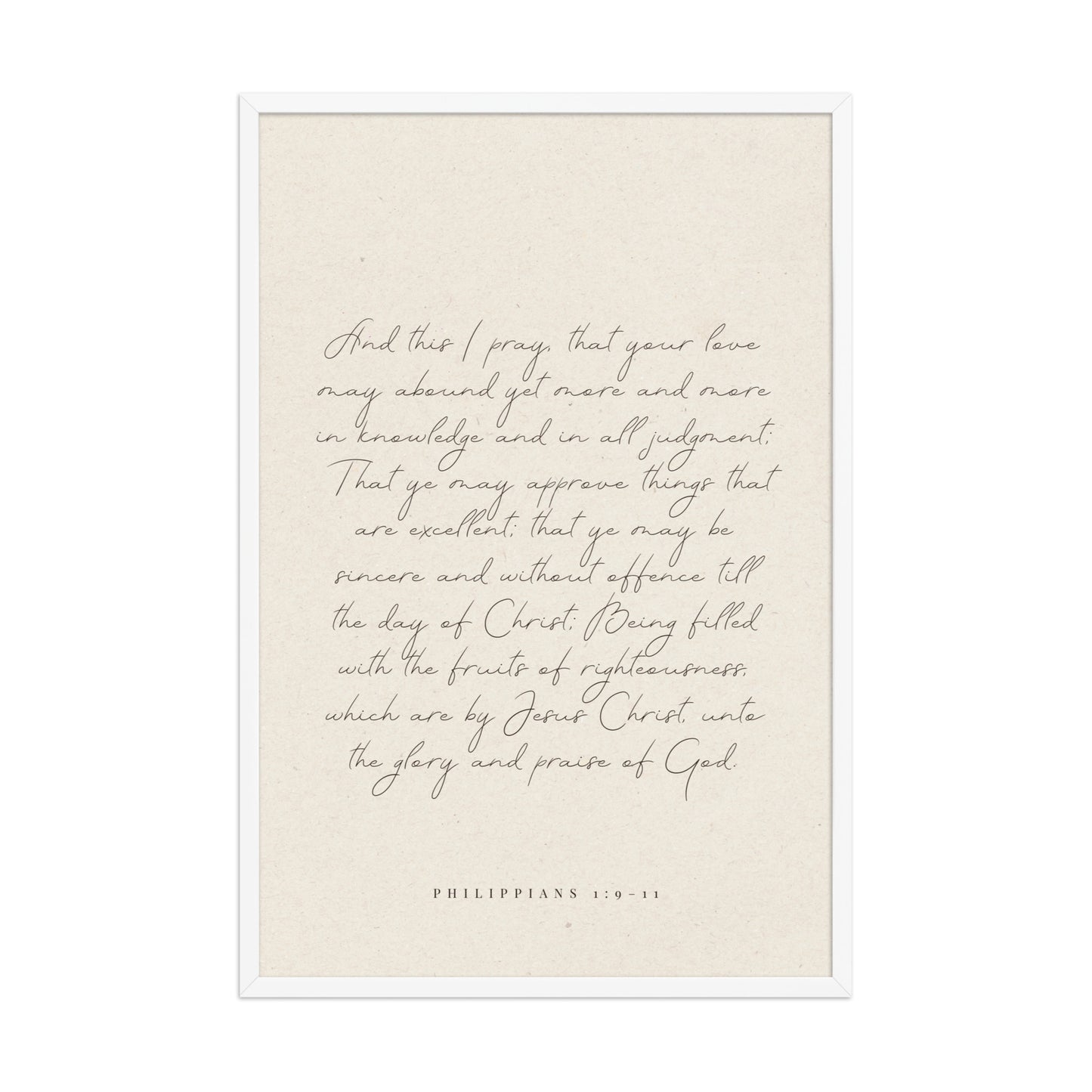 “Abound in Love” – Philippians 1:9–11 KJV Scripture Wall Art    Unframed Matte Paper / 8″×10″ / Eggshell-Unframed Matte Paper / 8″×10″ / Blue Green-Unframed Matte Paper / 8″×10″ / Red Clay-Unframed Matte Paper / 11″×14″ / Eggshell-Unframed Matte Paper / 11″×14″ / Blue Green-Unframed Matte Paper / 11″×14″ / Red Clay-Unframed Matte Paper / 12″×16″ / Eggshell-Unframed Matte Paper / 12″×16″ / Blue Green-Unframed Matte Paper / 12″×16″ / Red Clay-Unframed Matte Paper / 12″×18″ / Eggshell 