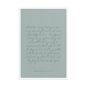 “Abound in Love” – Philippians 1:9–11 KJV Scripture Wall Art