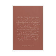 “Abound in Love” – Philippians 1:9–11 KJV Scripture Wall Art