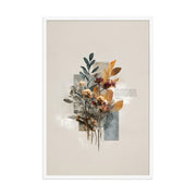 Matthew 7:24–25 Floral Wall Art, "Build on the Rock    Unframed Matte Paper / 11″×14″-Unframed Matte Paper / 12″×16″-Unframed Matte Paper / 12″×18″-Unframed Matte Paper / 16″×20″-Unframed Matte Paper / 18″×24″ 