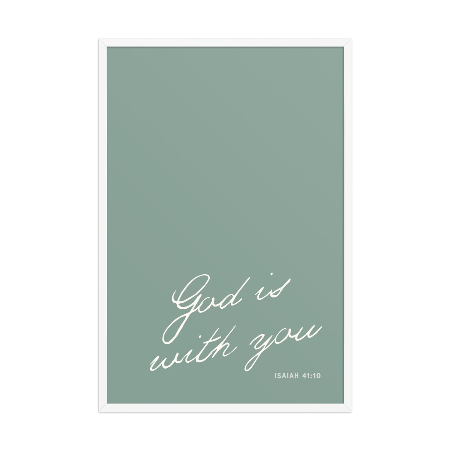 "Do Not Fear" Isaiah 41:10 Art | 3 Color Options