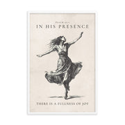 Psalm 16:11 Dancer On Beige 24x36