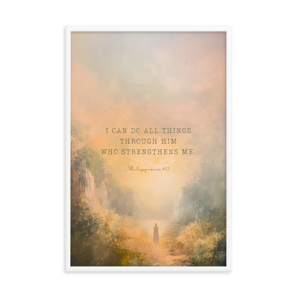 Philippians 4:13 - Oil Painting Print  