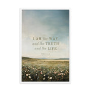 John 14:6 Meadow Dark Text 24X36