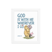 Joshua 1:9 – Winnie the Pooh Bear Inspired Scripture Print