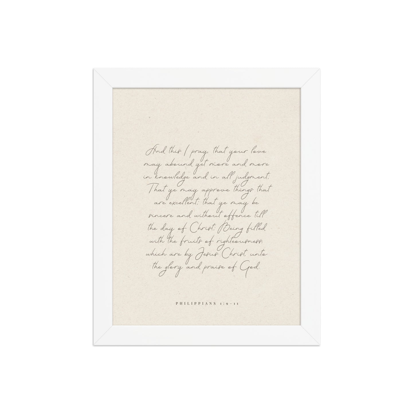 “Abound in Love” – Philippians 1:9–11 KJV Scripture Wall Art    Unframed Matte Paper / 8″×10″ / Eggshell-Unframed Matte Paper / 8″×10″ / Blue Green-Unframed Matte Paper / 8″×10″ / Red Clay-Unframed Matte Paper / 11″×14″ / Eggshell-Unframed Matte Paper / 11″×14″ / Blue Green-Unframed Matte Paper / 11″×14″ / Red Clay-Unframed Matte Paper / 12″×16″ / Eggshell-Unframed Matte Paper / 12″×16″ / Blue Green-Unframed Matte Paper / 12″×16″ / Red Clay-Unframed Matte Paper / 12″×18″ / Eggshell 