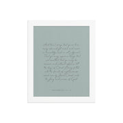 “Abound in Love” – Philippians 1:9–11 KJV Scripture Wall Art