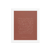 “Abound in Love” – Philippians 1:9–11 KJV Scripture Wall Art