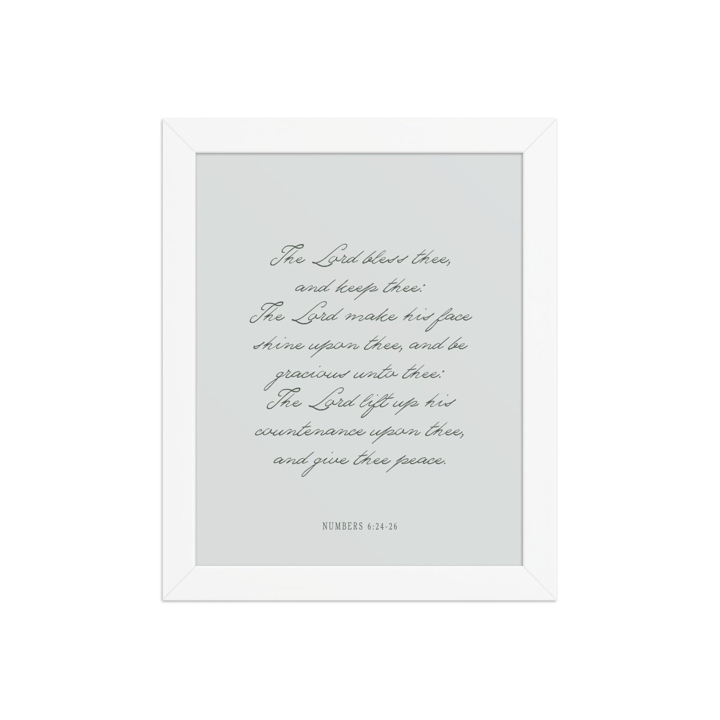 "The Lord Bless You" Numbers 6:24-26 Art | Available in 3 Colors