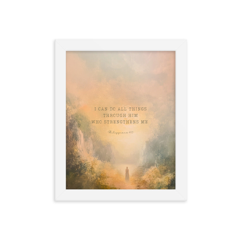 Philippians 4:13 - Oil Painting Print  