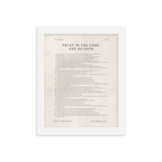 Psalm 37 Entire Chapter On Beige  