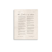 Psalm 91 KJV Entire Chapter On Beige  