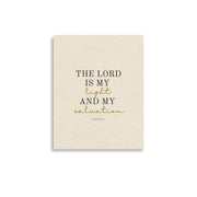 Psalm 27 Quote On Light Or Dark Background  