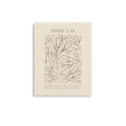John 3:16 - Black Floral Art On Beige Background    Unframed Matte Paper / 5"x7"-Unframed Matte Paper / 8″×10″-Unframed Matte Paper / 11″×14″-Unframed Matte Paper / 12″×16″-Unframed Matte Paper / 12″×18″-Unframed Matte Paper / 16″×20″-Unframed Matte Paper / A2 (16.5″×23.3″)-Unframed Matte Paper / 18″×24″-Unframed Matte Paper / 24″×36″-Unframed Matte Paper / 20"x30" 