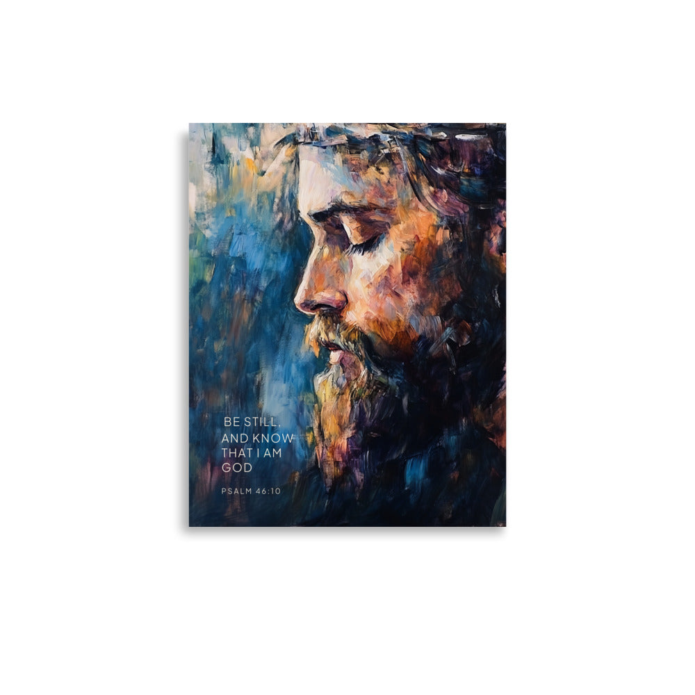 Psalm 46:10 - Know That I Am God - Bible Verse Wall Art