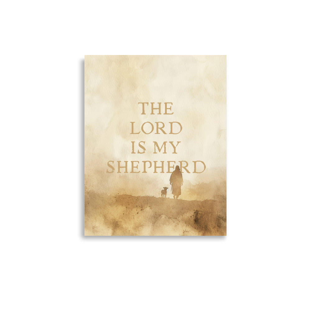 Psalm 23 – The Lord Is My Shepherd | Ancient Parchment Print