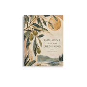 Taste and See Psalm 34:8 — Unframed Matte Paper / 11″×14″ portrait mockup