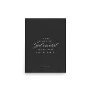 Genesis 1:1 Black Or White  